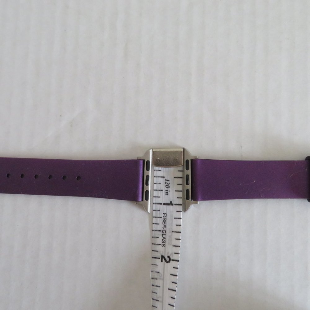 REBECCA MINKOFF 20mm Silicone Purple Watch Strap/Band, NWOT - Picture 5 of 7